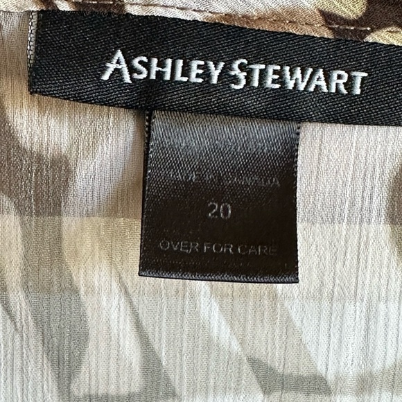 Ashley Stewart Wrap Tie Blouse chiffon  - Plus Size 20 - Picture 6 of 6